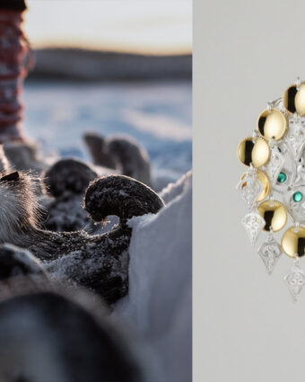 Sámi garment Silver