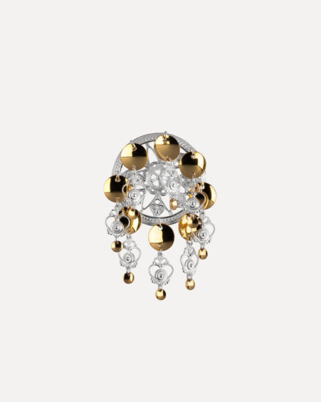 Risku/broochNo. 127, forgylt